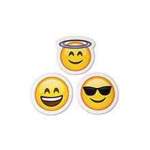 Emoji Stickers Same Happy Faces Kids Stickers from iPhone Facebook Twitter Emoticon Stickers Assortment Pack